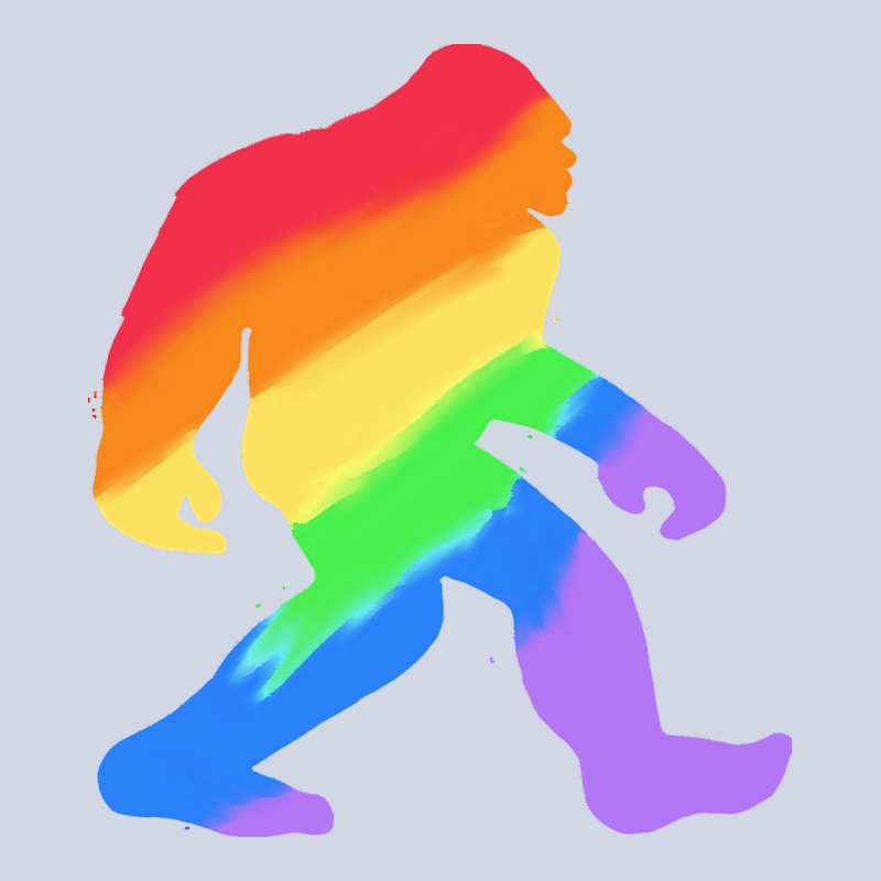 Bigfoot T  Shirt Rainbow Bigfoot T  Shirt Premium Sweatshirt by linhVisuals | Teevron