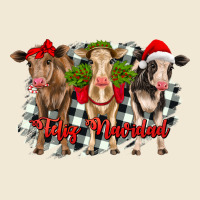 Feliz Navidad Heifers Front View Premium Tee | Teevron