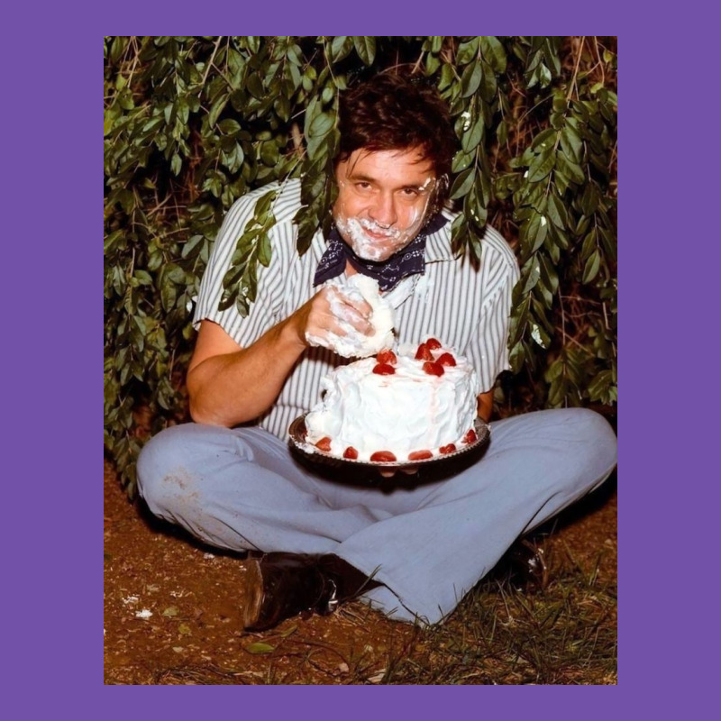 Johnny Cash Eating Cake In A Bush Premium Sweatshirt by linhVisuals | Teevron