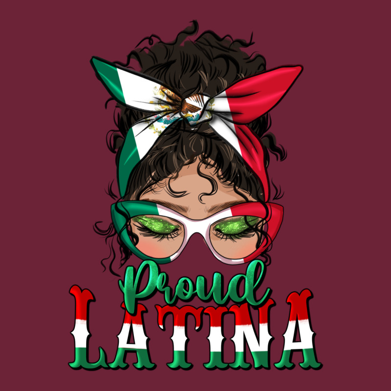 Proud Latina Messy Bun Mama Long Sleeve Tee by BundleAndBundleShop | Teevron
