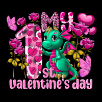 My First Valentine's Day Dragon Ladies Tee | Teevron