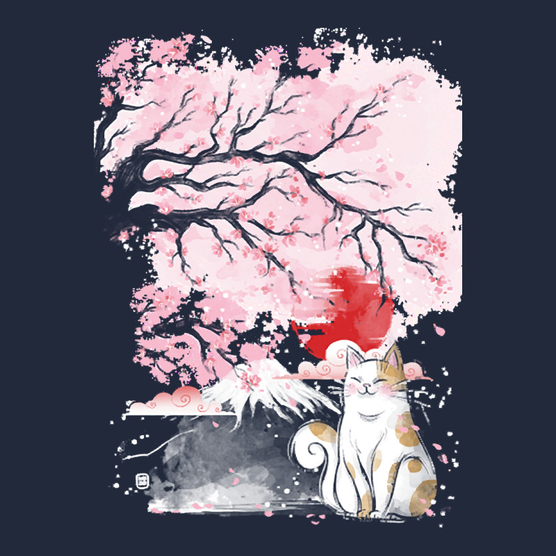 Japan T  Shirt Sakura Cat T  Shirt Premium Sweatshirt by linhVisuals | Teevron