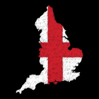 England Flag Map Drawing Line Art Premium Sweatshirt | Teevron