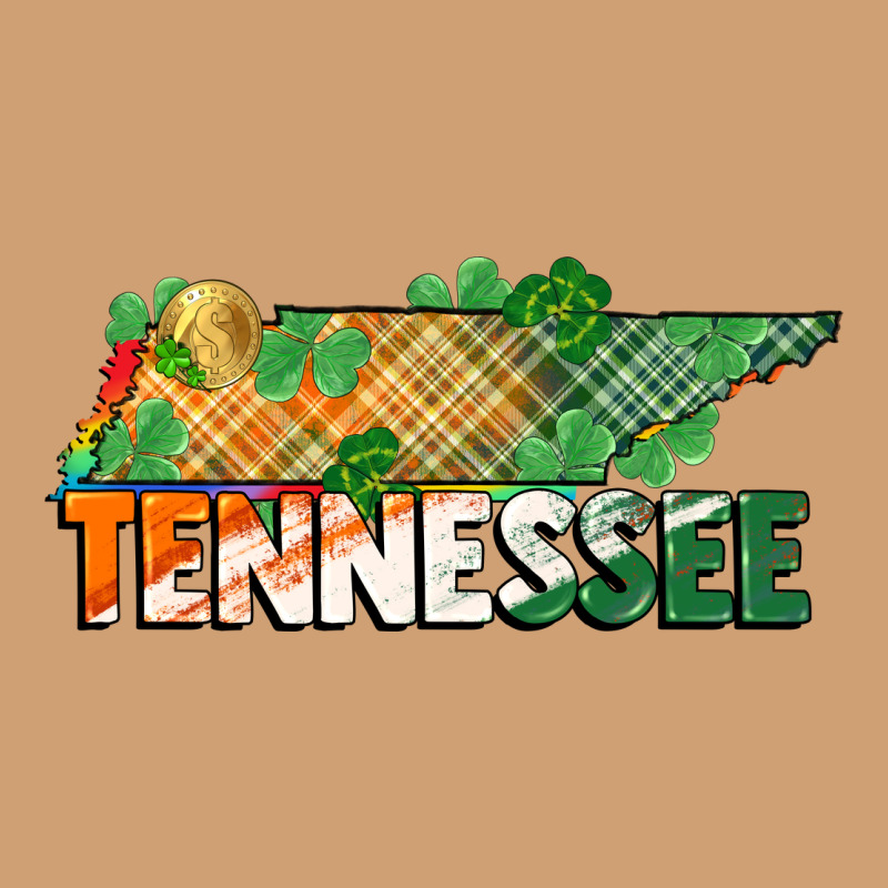 Tennessee Map St Patrick's Day Vintage Tee by FaDigitalArtStudio | Teevron