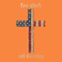 For God And Country Cross American Flag Faith Us Patriotic Tank Top Premium Sweatshirt | Teevron