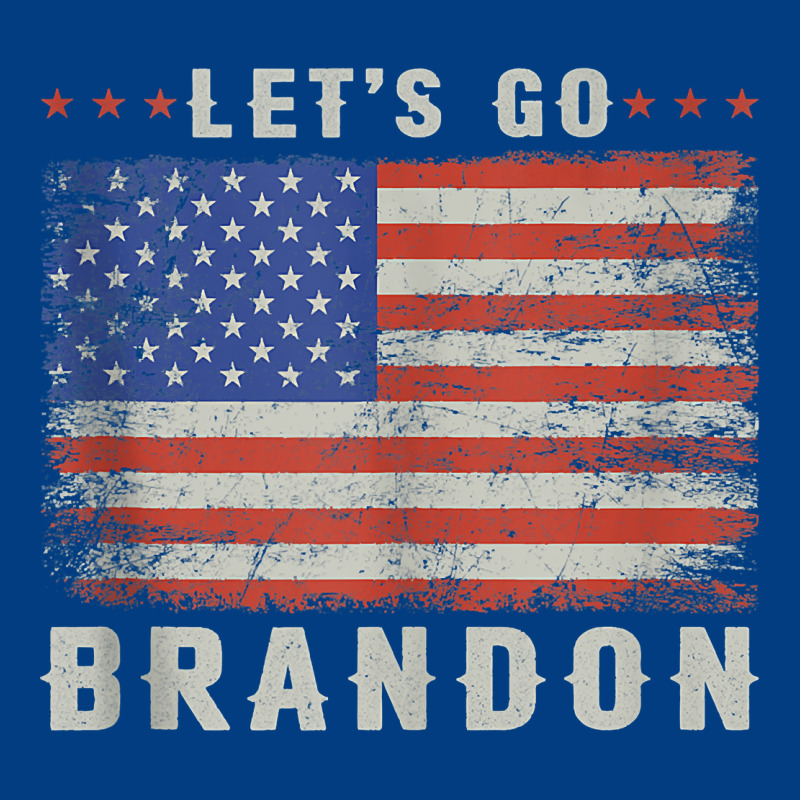 Let’s Go Brandon Funny Vintage American Flag Tank Top Premium Sweatshirt by linhVisuals | Teevron