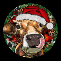 Hereford Cow Christmas Heavy Core Tee | Teevron