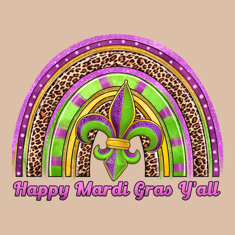 Happy Mardi Gras Y'all Rainbow Urban Heavy Tee by Jasminsmagicworld | Teevron