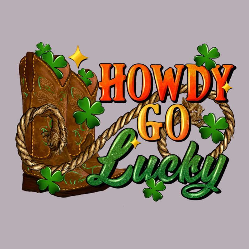 Howdy Go Lucky St. Patricks Day Vintage Tee by FaDigitalArtStudio | Teevron