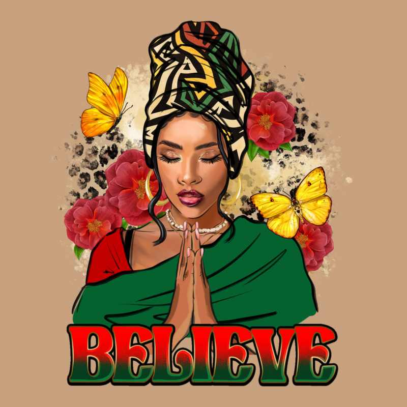Believe Black Woman Vintage Tee by FaDigitalArtStudio | Teevron