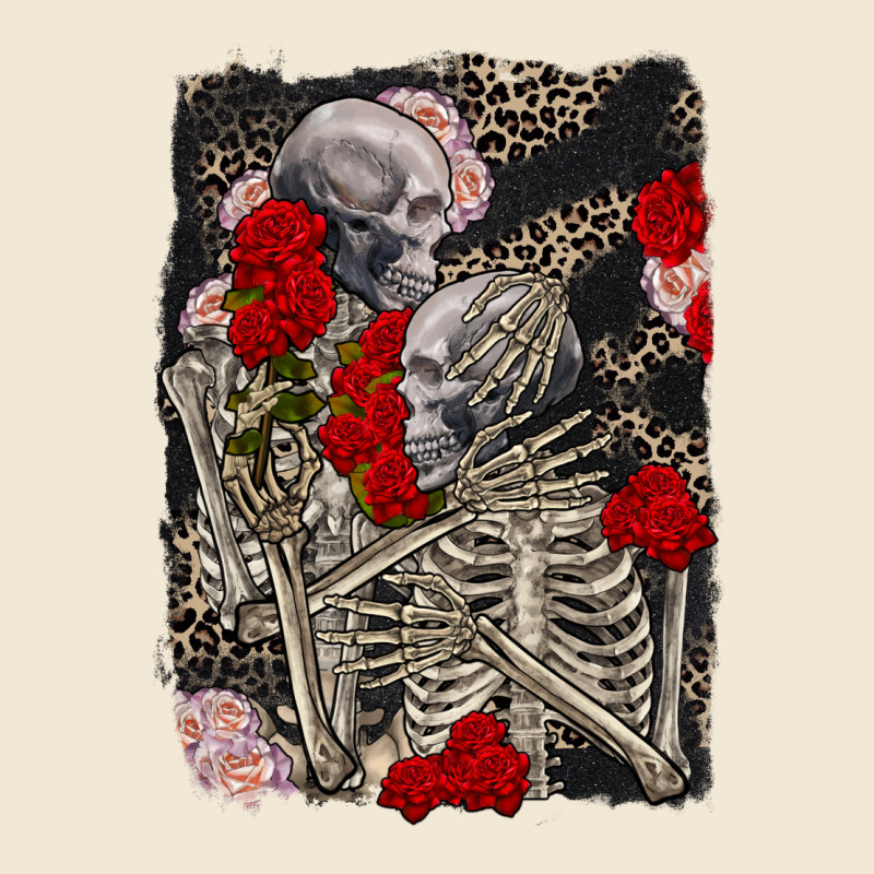 Two Skeletons Hugging Valentine's Day Ladies Tee by FaDigitalArtStudio | Teevron