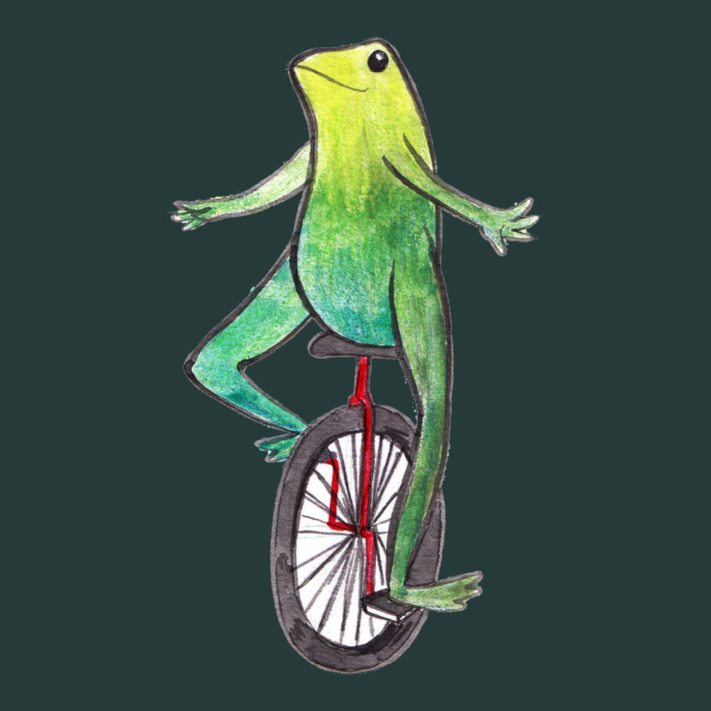Dat Boi Watercolor Unicycle Frog Premium Sweatshirt by linhVisuals | Teevron