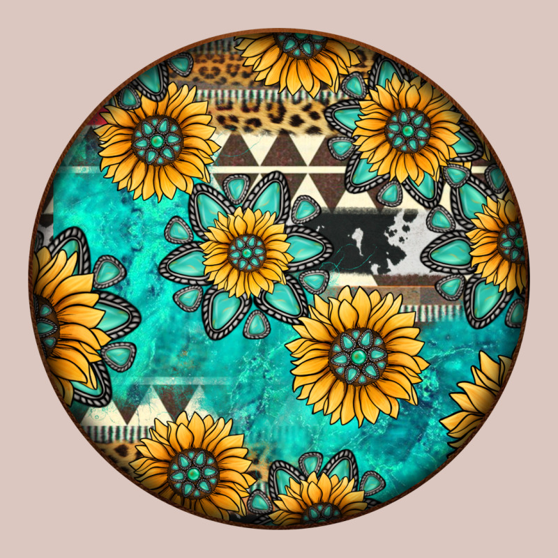 Round Western Pattern Premium Hoodie by Jasminsmagicworld | Teevron