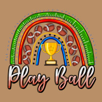 Play Ball Football Rainbow Vintage Hoodie | Teevron