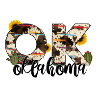 oklahoma state cowhide serape cactus | Teevron