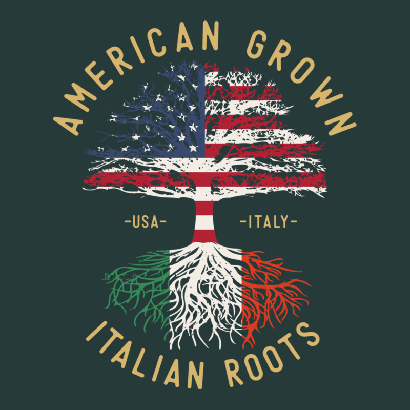 American Grown Italian Roots Italy Flag Vintage Tree Premium Sweatshirt by linhVisuals | Teevron