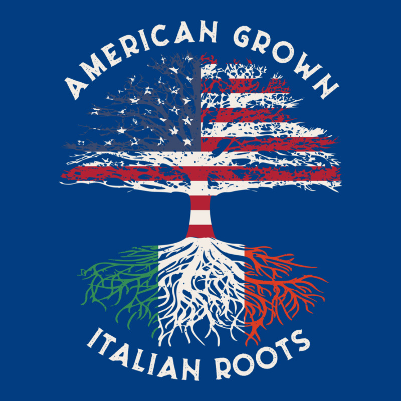 American Grown Italian Roots Usa Italy Flag Tree Premium Sweatshirt by linhVisuals | Teevron