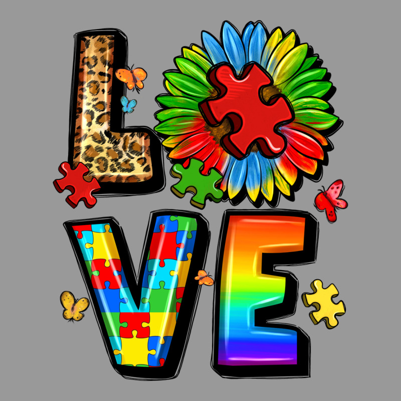 Autism Love Vintage Hoodie by LillyAllenDesigns | Teevron