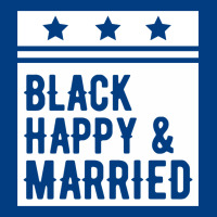 Black Happy & Married Funny Wedding Gifts Premium Sweatshirt | Teevron