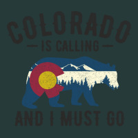 Colorado Is Calling And I Must Go State Flag With Wild Bear Premium Sweatshirt | Teevron