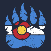 Colorado State Flag Bear Paw Print Pocket Place Premium Sweatshirt | Teevron
