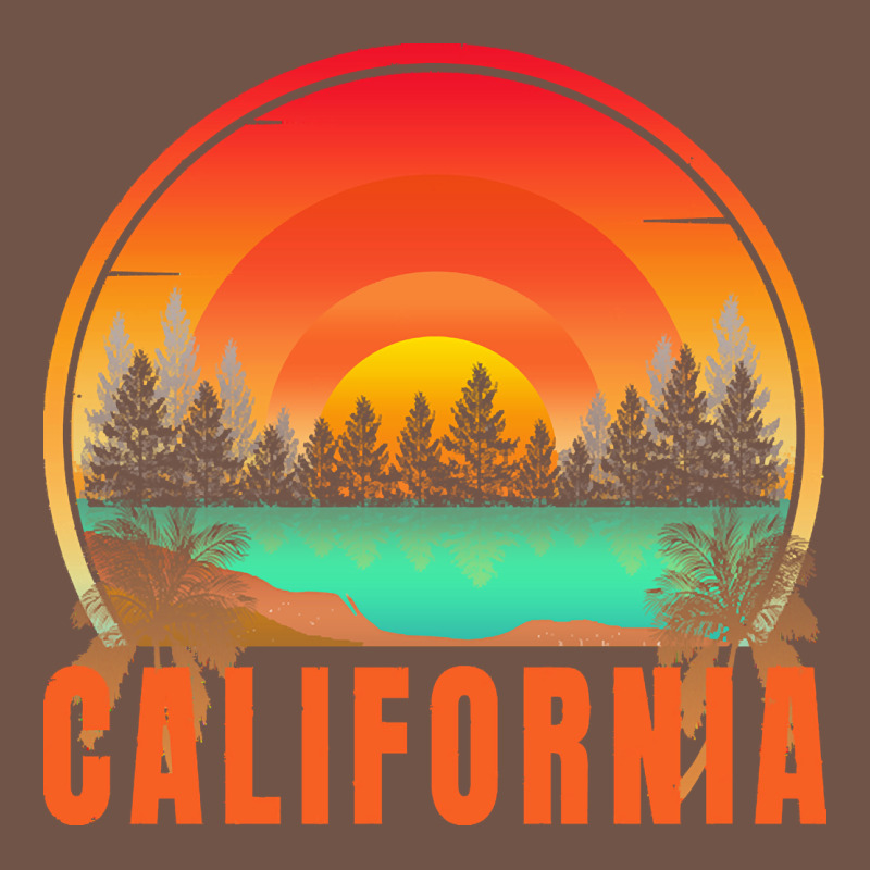 California T  Shirt California Sunset Vintage Trees Scenery T  Shirt Premium Sweatshirt by linhVisuals | Teevron