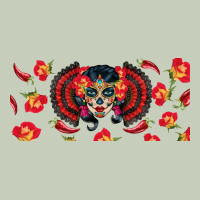 Sugar Skull Rose Libbey Glass Long Sleeve Tee | Teevron