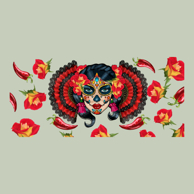 Sugar Skull Rose Libbey Glass Long Sleeve Tee by BundleAndBundleShop | Teevron