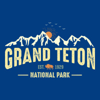 Grand Teton National Park Est 1929 Vinage Wyoming Mountains Graphic Premium Sweatshirt | Teevron