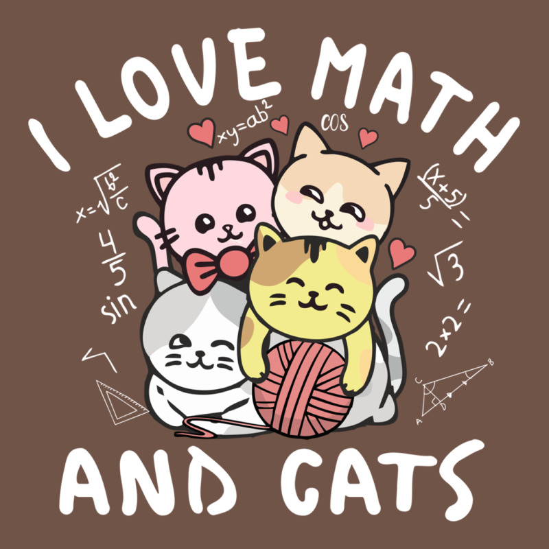 I Love Math And Cats Mountain Heart Mathematics Lover Gifts Cute And F Premium Sweatshirt by linhVisuals | Teevron