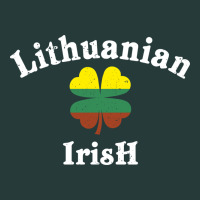 Lucky Lithuanian Irish Flag Shamrock Leaf St Patricks Day Premium Sweatshirt | Teevron