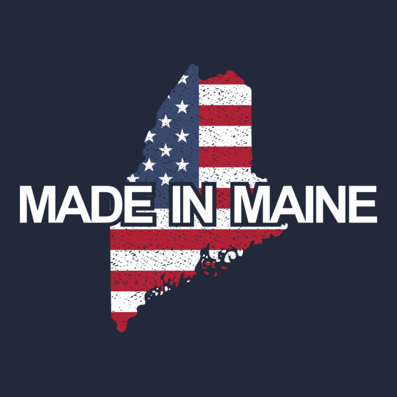 Made In Maine American Flag Funny Patriotic State Lover Gift Premium Sweatshirt by linhVisuals | Teevron