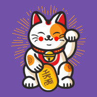 Maneki Neko Lucky Cat Money Feline Japanese Good Luck Charm Kitten Gif Premium Sweatshirt | Teevron