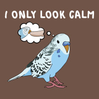 Parakeet Bird Biting Finger Funny I Only Look Calm Premium Sweatshirt | Teevron