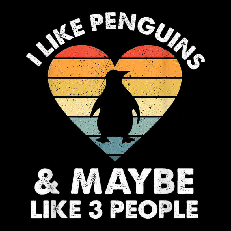 I Like Penguins And 3 People Vintage Premium Sweatshirt by linhVisuals | Teevron