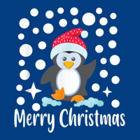 Penguin Merry Christmas With Snow Premium Sweatshirt | Teevron