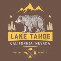 Womens Lake Tahoe National Park California Nevada Vintage Bear Men V N Premium Sweatshirt | Teevron