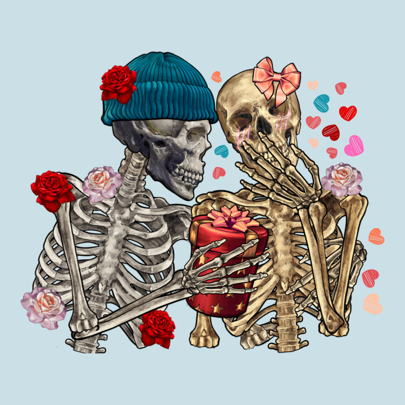 Skeleton Couple Valentine's Day Ladies Tee by FaDigitalArtStudio | Teevron