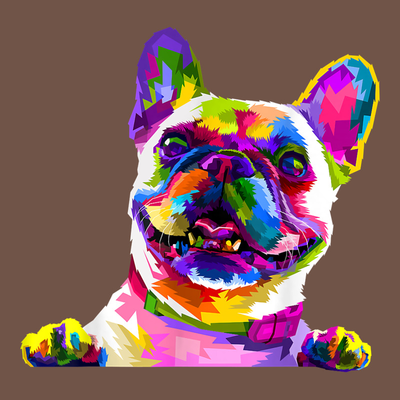 Frenchie French Bulldog Pop Art Portrait Bouledogue T Shirt Premium Sweatshirt by linhVisuals | Teevron