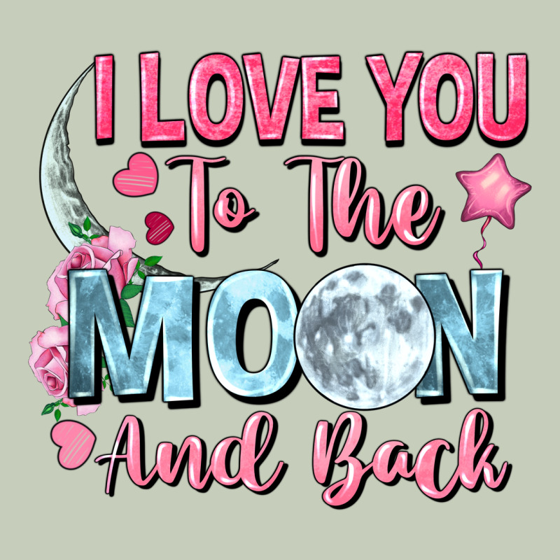 I Love You To The Moon And Back Valentine's Day Ladies Tee by FaDigitalArtStudio | Teevron