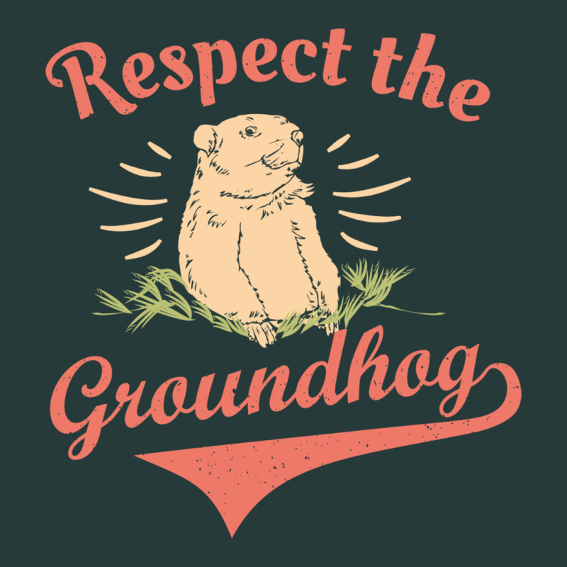 Respect The Groundhog Happy Groundhog Day Vintage Premium Sweatshirt by linhVisuals | Teevron