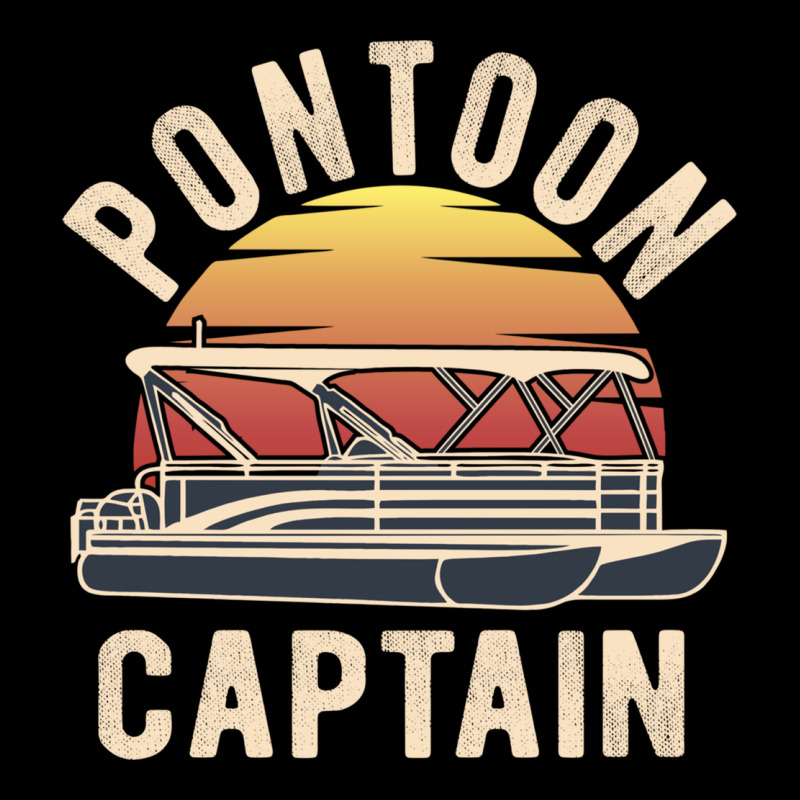 Retro Pontoon Captain Of The Boat Funny River Cruising Gift For Pontoo Premium Sweatshirt by linhVisuals | Teevron
