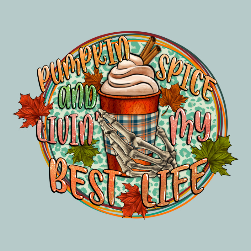 Pumpkin Spice And Livin My Best Life Heavy Core Tee by CowGirlArtShop | Teevron