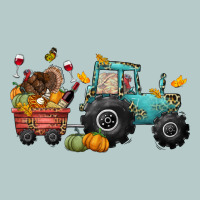 Thanksgiving Tractor Heavy Core Tee | Teevron