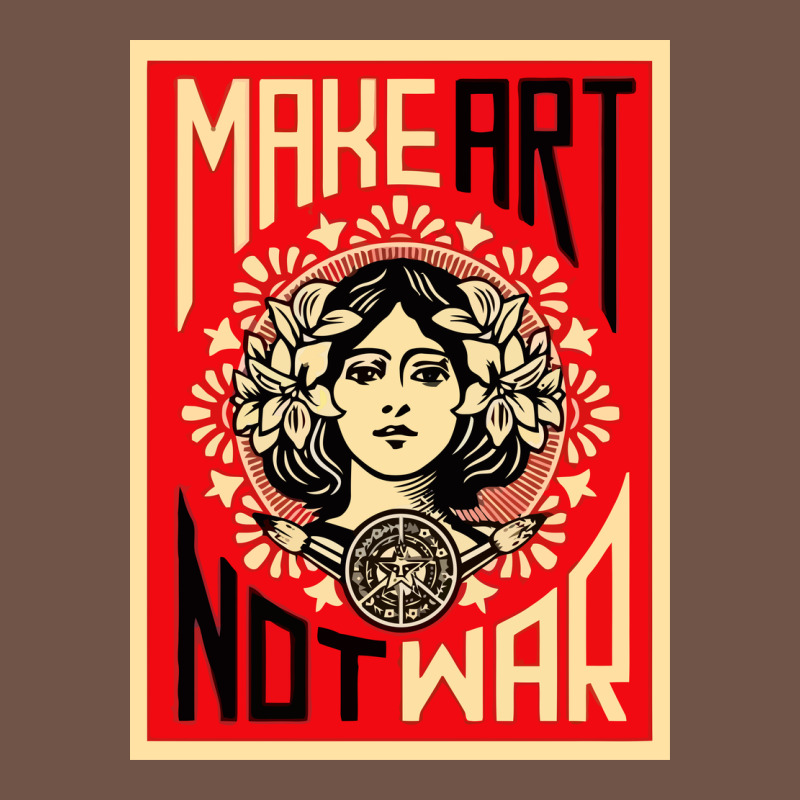 Make Art No War Premium Sweatshirt by linhVisuals | Teevron