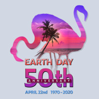 Earth Day 50th Anniversary Pink Flamingos Sunset Silhouette Premium Sweatshirt | Teevron