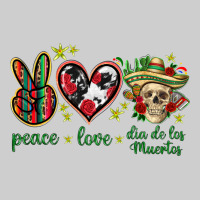 Peace Love Dia De Los Muertos Mexico Premium Tee | Teevron