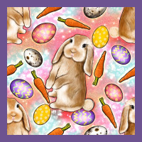 Happy Easter Bunny Seamless Pattern Vintage Tee | Teevron