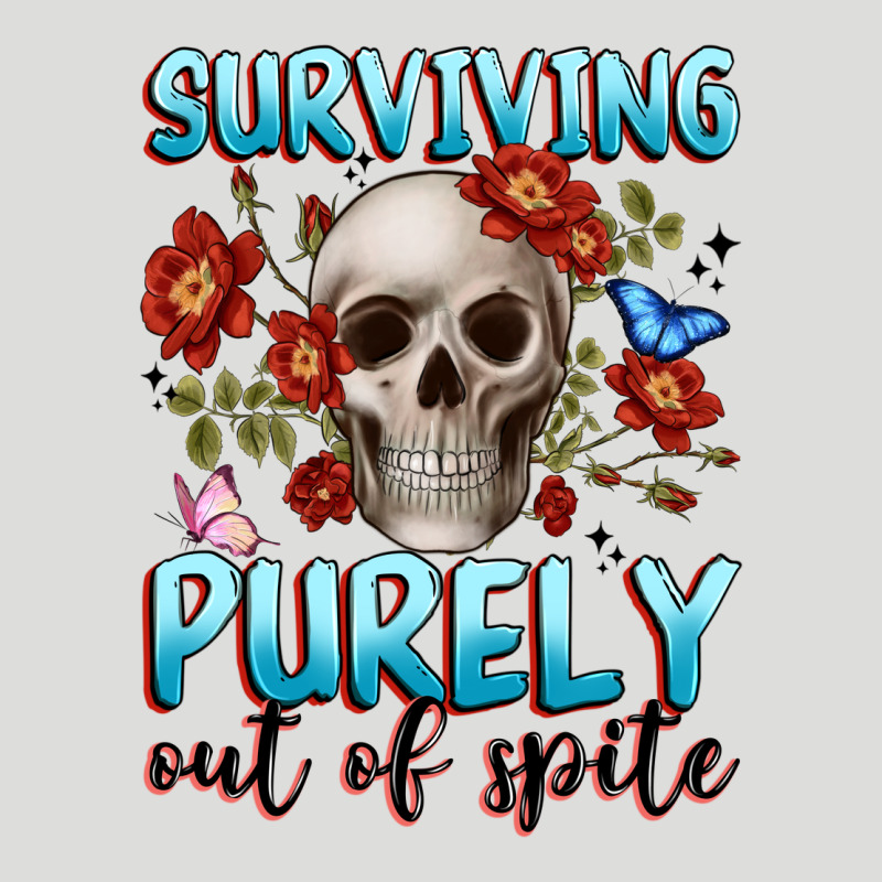 Surviving Purely Out Of Spite Zipper Hoodie by JahusDesignShop | Teevron