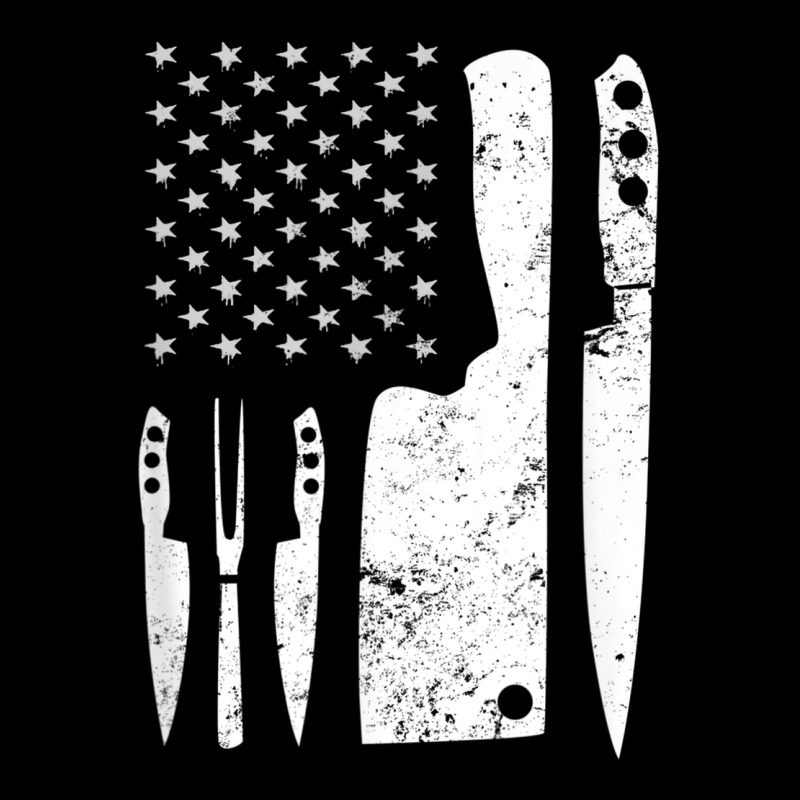 Chef Knife Patriotic Easter American Flag Premium Sweatshirt by linhVisuals | Teevron